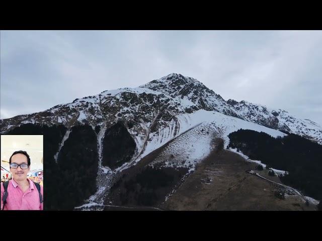 Snow:Relaxing Music Water Sound at Piano With Meditation,Beautiful Place Snow &  Bamboo Music