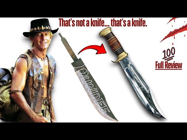 Original Crocodile Dundee American Movie 1986 Inspired Knife, Full Review | USA Knives Forest