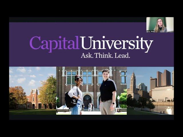 International Admissions Session - Capital University