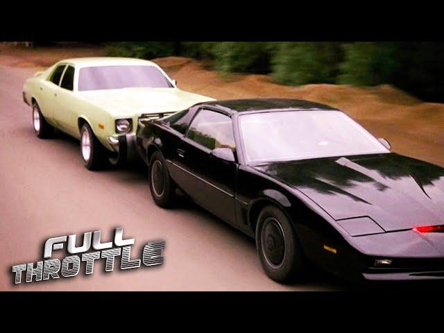 KITT and Michael's High Speed Chase | Knight Rider | Full Throttle