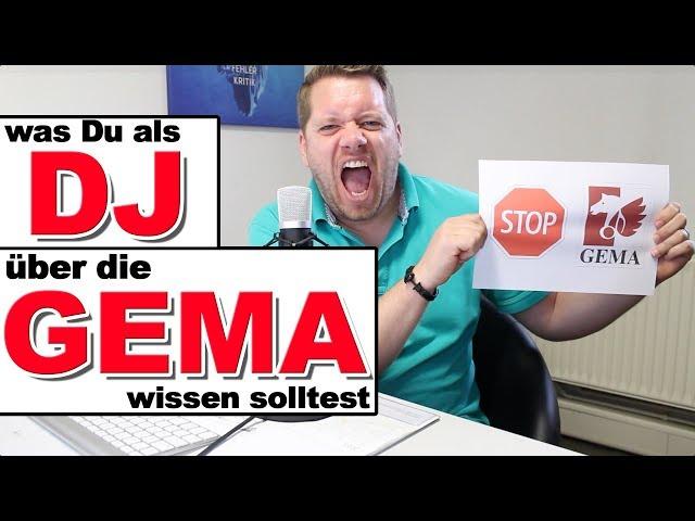 GEMA und DJ. Das solltest Du wissen! In 5 Minuten erklärt