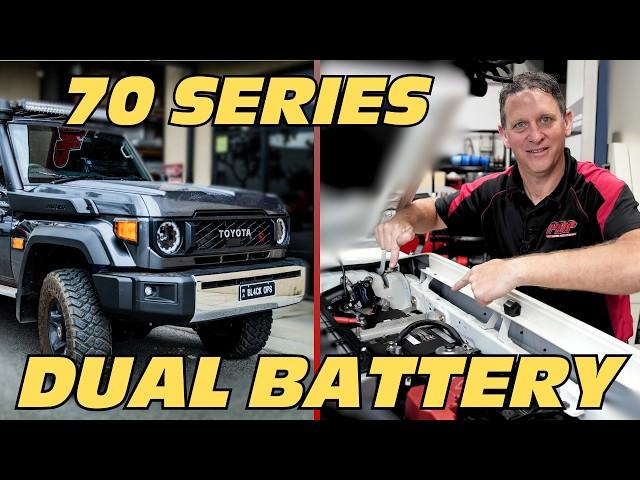 70 Series Facelift DUAL BATTERY Install