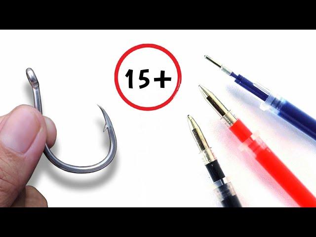 15+ من أحدث الأفكار وأكثرها عبقرية لصيد الأسماك باستخدام حيل ذكية // FISHING HACKS