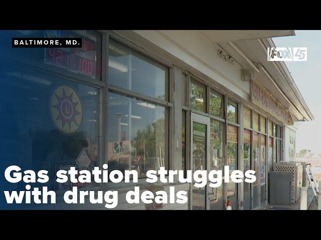 Baltimore gas station struggles with drug deals, manager and community at odds