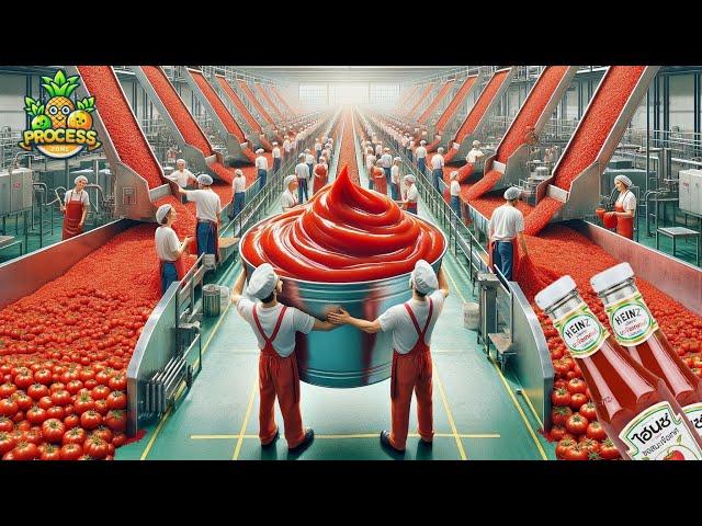 How Heinz Tomato Ketchup Is Made | Tomato Ketchup Factory Process