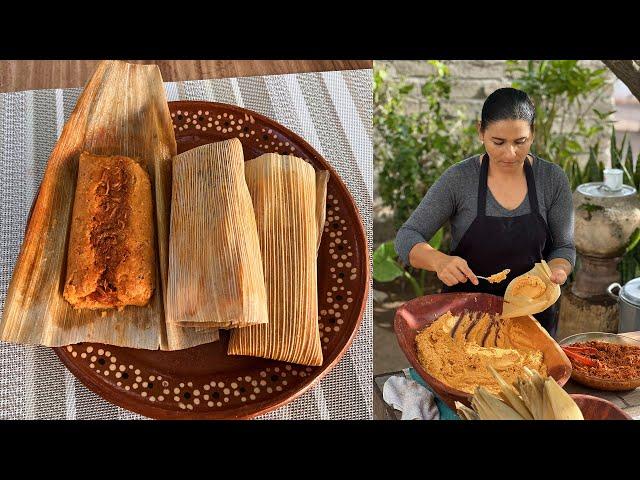 Tamales de Carne Sonorenses (Tamales Rojos) - La Herencia de las Viudas