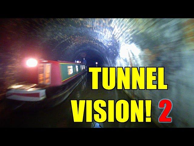 The Blisworth Tunnel -  1.7 Miles Underground Narrowboat Trip, Time-lapse!