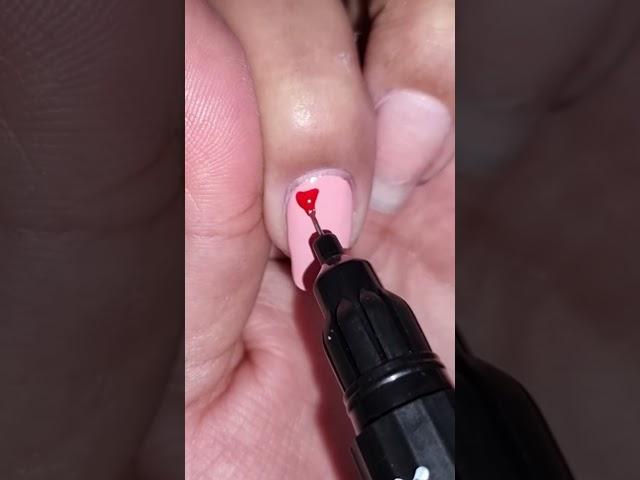 Nail art with normal polish | #shorts #youtube #tutorial