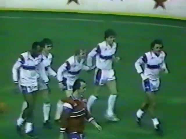 1982 MISL All Star Game, Buffalo, NY. Wichita Wings' Kevin Kewley's first goal of the night.