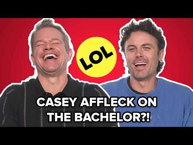 Matt Damon and Casey Affleck Take The BFF Test | The Instigators