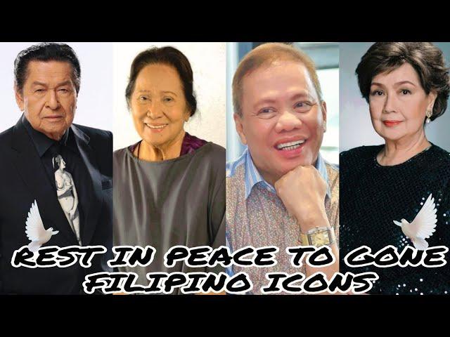 10 Filipino Icons who have passed on|| All the details