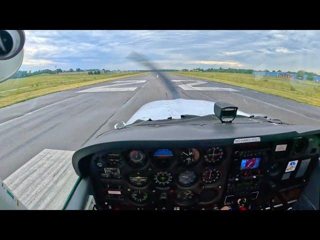 (4K POV) Cessna 172RG POV Flight | Startup, Takeoff, Landing