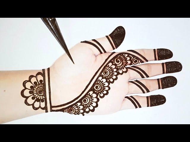 Beautiful Easy mehndi designs for hands || Simple mehandi design | Arabic design || Shab's Creation