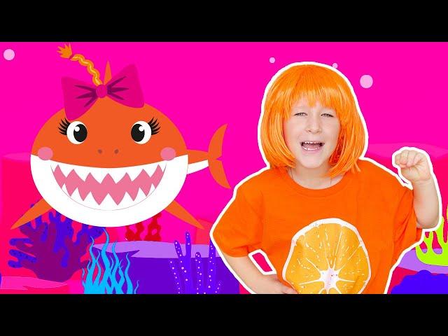 아기 상어 무지개 baby shark  rainbow | Anuta Kids Channel 에서 한국어