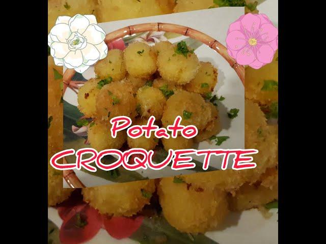 POTATO CROQUETTE #MERLYALEXA24