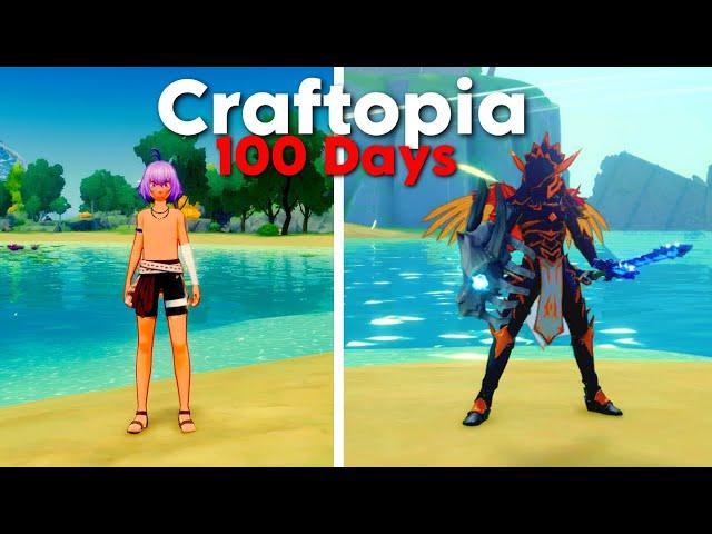 I Played 100 Days of Craftopia... Here's What Happened...