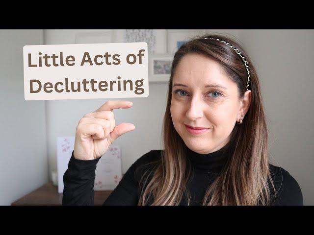 Little Acts of Decluttering November | Declutter Your Life | Minimalist | Clutter Free #declutter