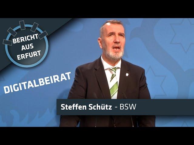 Steffen Schütz - BSW Digitalbeirat | Bericht aus Erfurt