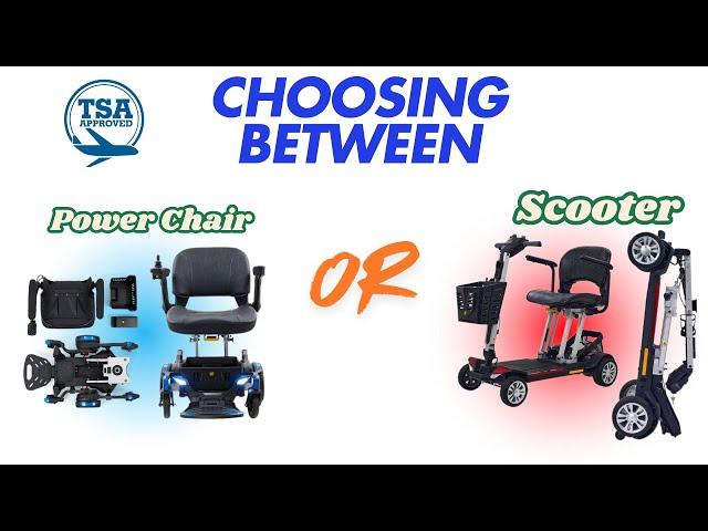 Choosing Between Power Chair or Mobility Scooter, Golden Technologies Carryon Series GB120 & Gp130