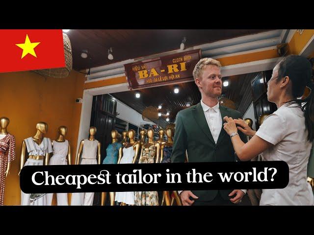 We got clothes tailored in Hoi An - Custom suit and dress made in Vietnam vlog