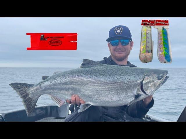 How to Target Lake Michigan King Salmon, In a small boat!
