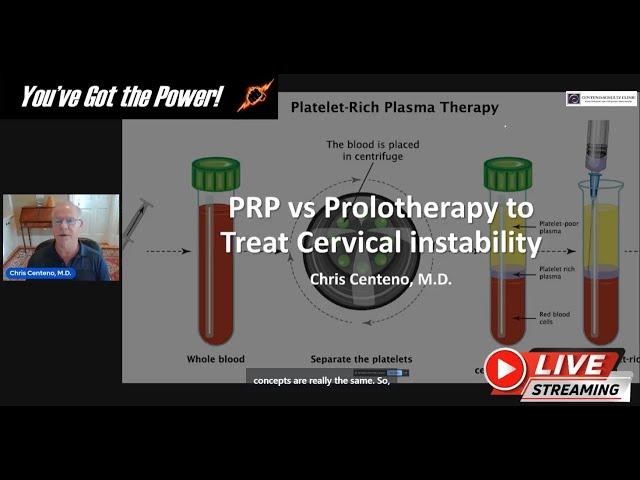 PRP vs Prolotherapy to Treat Cervical Instability