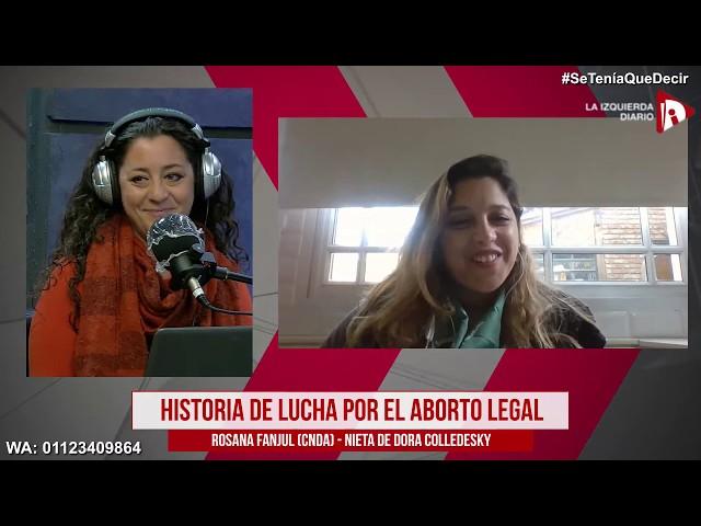 #28M por aborto legal: hablamos con Rosana Fanjul