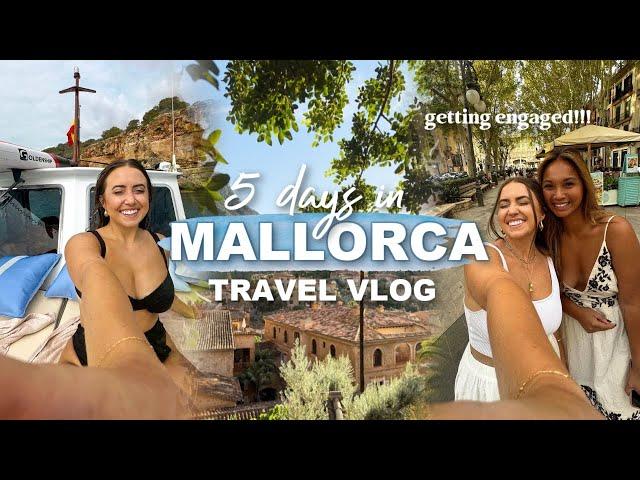 5 days in MALLORCA, SPAIN! (travel vlog) | boat day, el olivo, & getting engaged (!!) | morgan yates