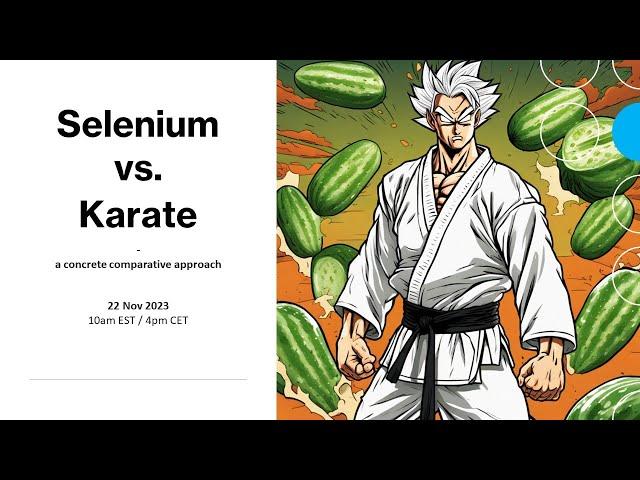 Selenium vs. Karate - a concrete comparative approach