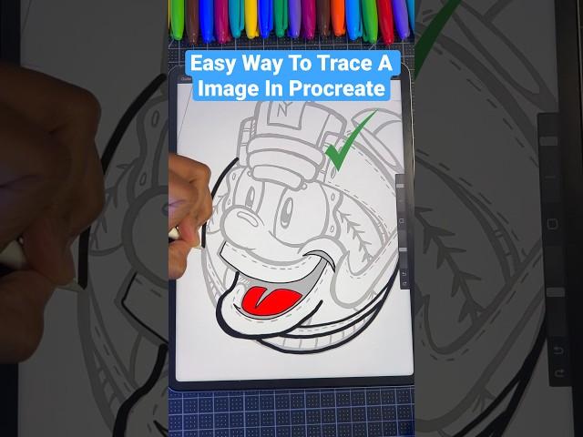 Best Way To Trace A Image!  | Procreate #art #procreate #shorts