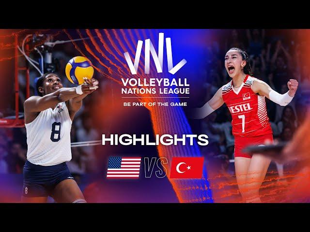  USA vs.  TUR - Highlights Week 1 | Women's VNL 2023