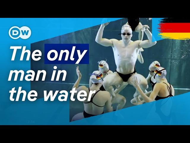 A man in a women's pool: Swimmer Frithjof Seidel