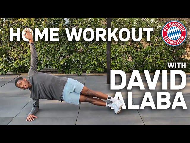 Home Workout with David Alaba | FC Bayern