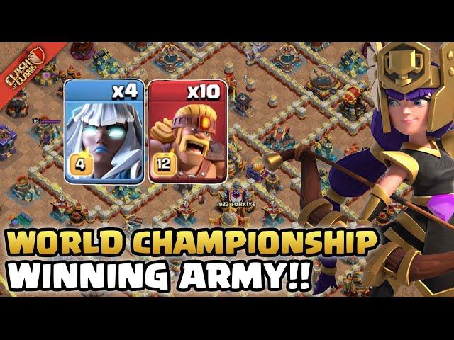 The 2024 World Champions used THIS Strategy to Win Worlds | eTitan Smash | Clash of Clans