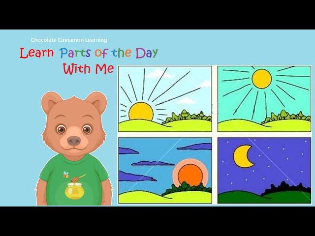 Kids Read and Learn | Toddler Learning Parts of the Day