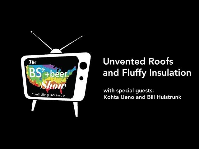 The BS* + Beer Show: Unvented Roofs and Fluffy Insulation