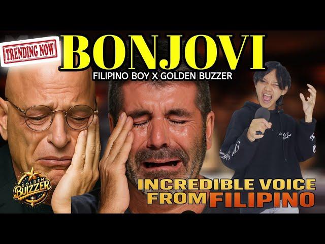 Golden Buzzer | Simon Cowell Cried When The Heard Extraordinary Voice Singing BONJOVI