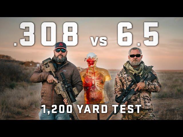 Did 6.5 Make .308 OBSOLETE? || 1,200 YARD TEST