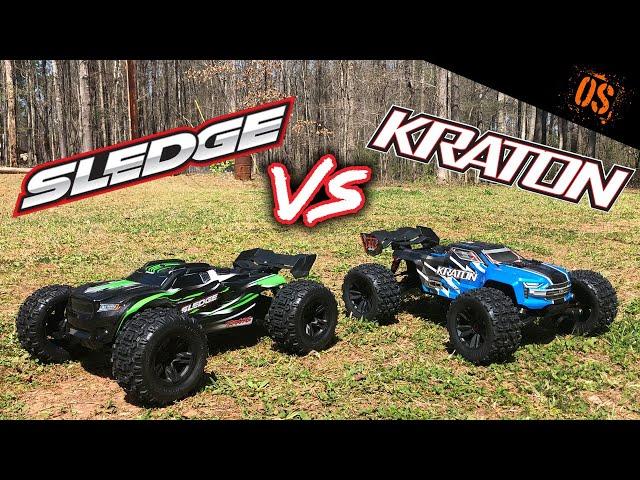 Traxxas Sledge VS Arrma Kraton COMPARISON. Is The Sledge Worth $200 More?