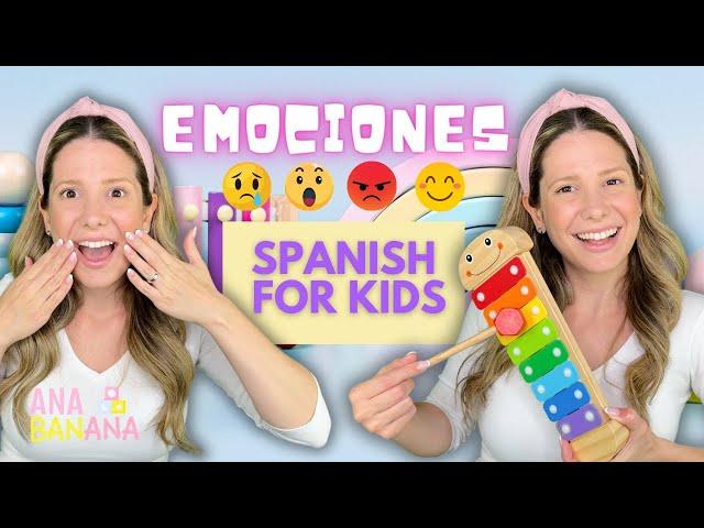 Aprende Español con Ana Banana - Emociones - Desarrollo del Lenguaje para niños - Video Educativo