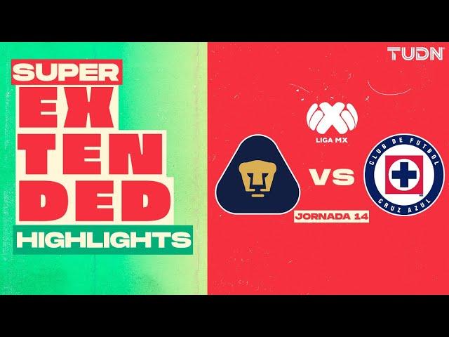 SUPER EXTENDED HIGHLIGHTS | Pumas vs Cruz Azul | Liga Mx -Apertura 2024 - Jornada 14 | TUDN