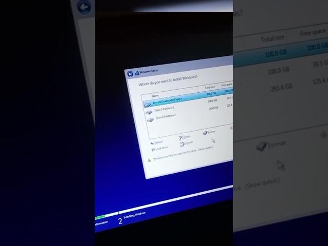 windows can't be install on this drive issue during window 10 installation after today tech