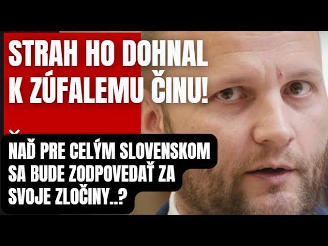 Zúfalstvo a strach Naďa dohnal k zúfalému činu! Bývali minister sa bráni. Ako to cele dopadne?