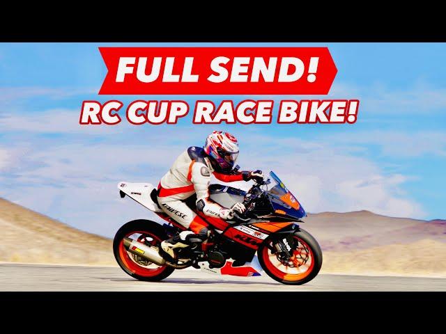 KTM RC390 CUP FULL SEND @ Apex Kart Track & Willow Springs Raceway 