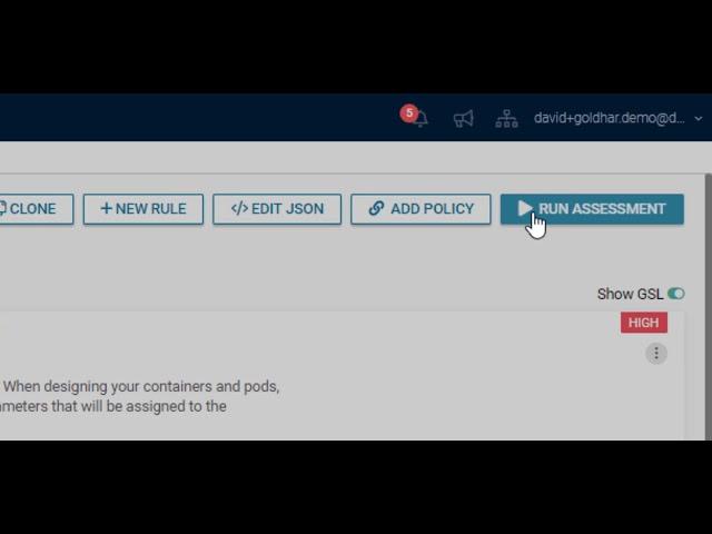 Run CloudGuard Dome9 compliance assessments on Kubernetes clusters