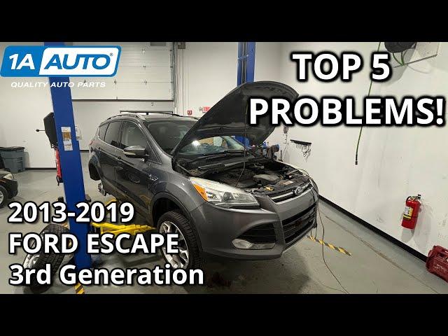 Top 5 Problems Ford Escape SUV 2013-2019 3rd Generation