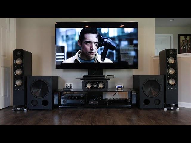 Polk Audio Signature HT with Dual Rythmik FVX15s 7.2.2 Dolby ATMOS Sound Demo - Terminator Dark Fate