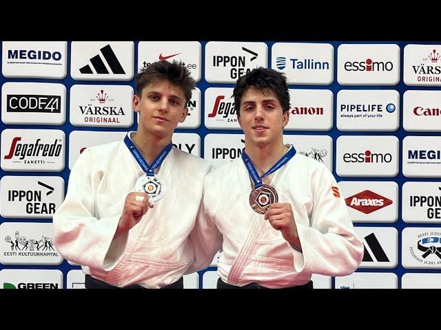 European medalists practice kata at the Kodokan