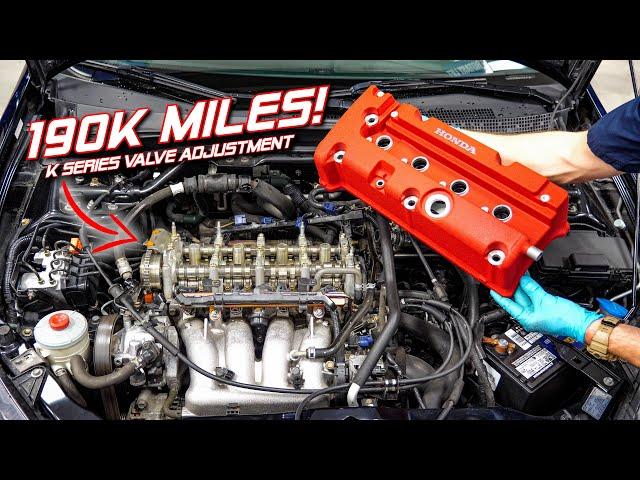 HOW TO: Honda K Series Valve Adjustment (Honda Master Technician)