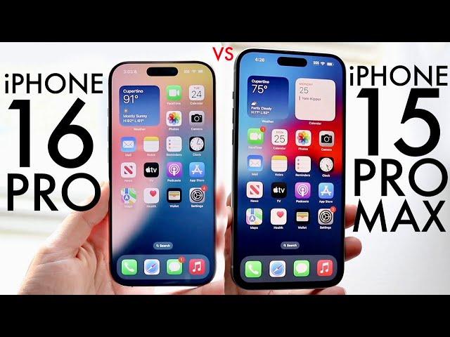 iPhone 16 Pro Vs iPhone 15 Pro Max! (Comparison) (Review)